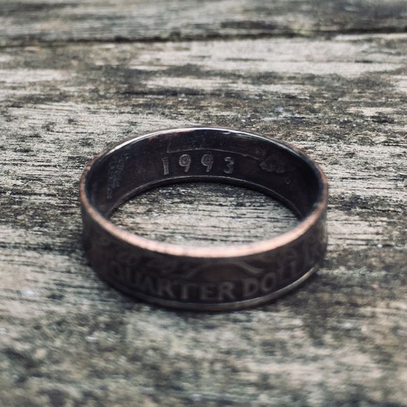 Washington Quarter Coin Ring *Tails* 1965-1998 - Picture 3 of 4